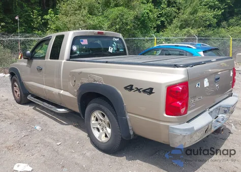 2005 Dodge Dakota Slt из США, поврежденный, VIN 1D7HW42N45S110567